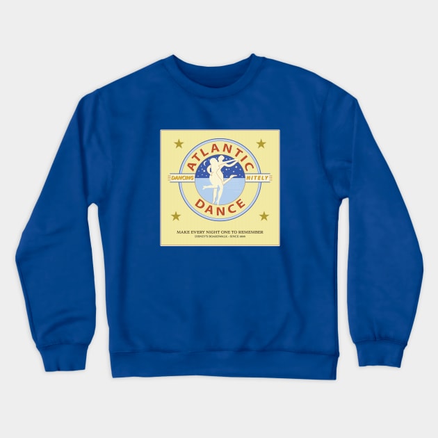 ATLANTIC DANCE HALL Crewneck Sweatshirt by Hou-tee-ni Designs